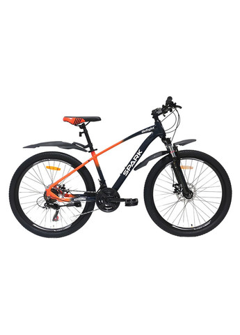 Велосипед DELIGHT 26", размер S, рама 15", 2025, темно-синий с оранжевым. Spark (369647741)