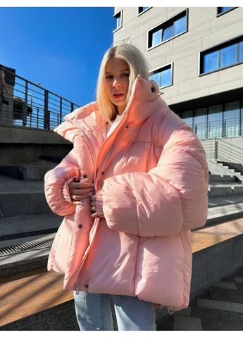 Рожева жіночий пуховик ‼️ No Brand