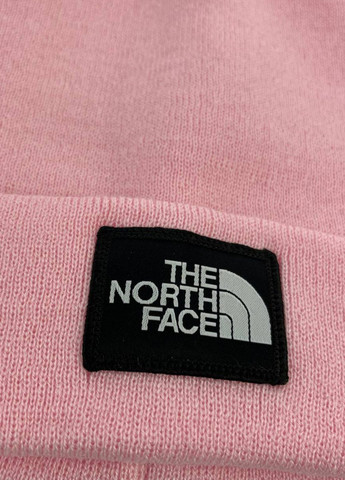 Молодежная шапка бини - The North Face / Норт Фейс No Brand Шапка з нашивкою (365715641)