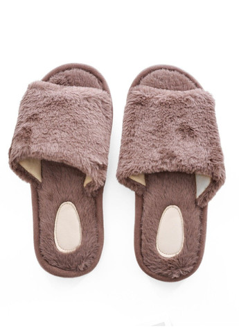 Коричневые тапочки женские Lumo