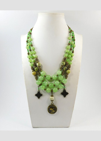 Намисто "Оазис мрій" Онікс, Жадеїт, Перламутр Fursa fashion (322314701)