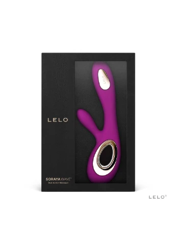 Вібратор-кролик Soraya Wave Deep Rose, манливі рухи стовбура - CherryLove Lelo (283251049)