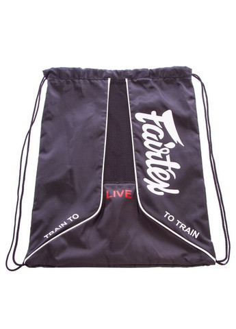 Рюкзак-мешок BAG6 (полиэстер, р-р 48x34см, ) (BAG6_Черный) Fairtex (361433451)