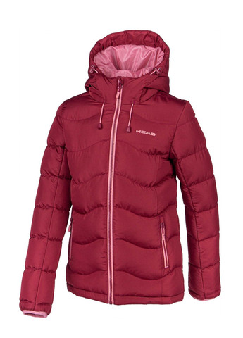 Бордовая демисезонная куртка Head