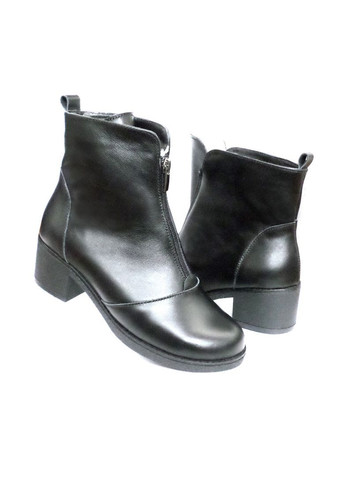 Зимние зимние ботильоны на среднем каблуке. размер 41 Fashion