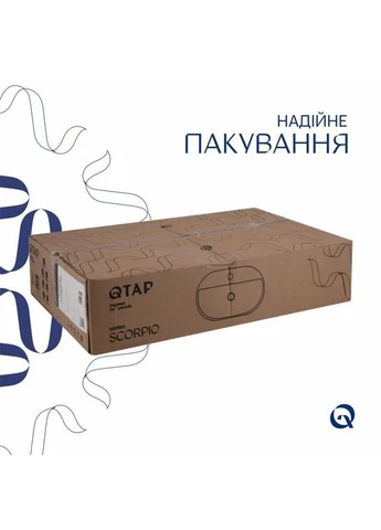 Раковина Scorpio 600х400х120 White QT14118045W Qtap (392251773)