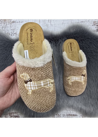 Тапочки жіночі теплі із закритим носком Inblu (370091711)