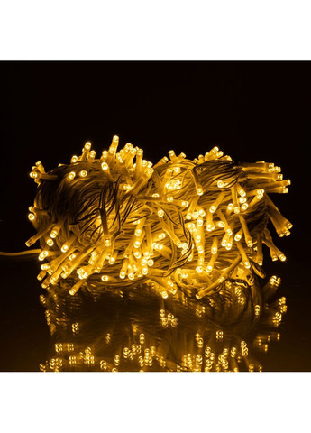 Гірлянда Різдвяна фея вулична 50 м 500 LED білий провід для декору будинку та саду освітлення святкове Garlando (370432434)