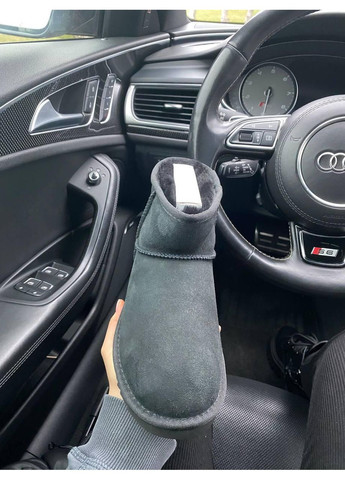 Угі Чоловічі UGG Mini Black (Замша) (366196746)