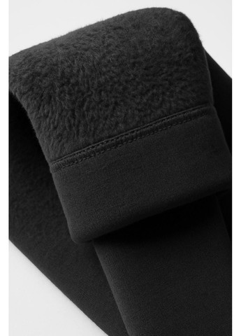 Жіночі термолосини на хутрі чорні No Brand (361677381)