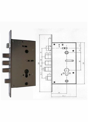 Механизм BR-80 пол латунь правый Bruno (322520663)