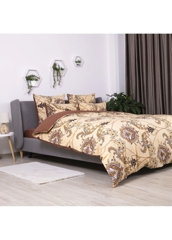 Сімейний комплект постільної білизни Бязь з наволочками 70*70 см, 115 гр/м2 Chocolate Fusion Коричневий (20410150215) ТЕП (365851719)