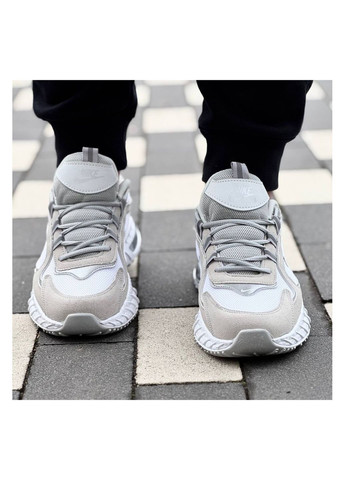 Серые демисезонные мужские кроссовки No Brand