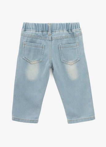 Голубые демисезонные джинсы для мальчика 3541-1 74 см голубой shop (2000990903808) Dinomin