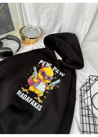 Жіноче тепле худі на флісі з принтом MonCher (361676472)