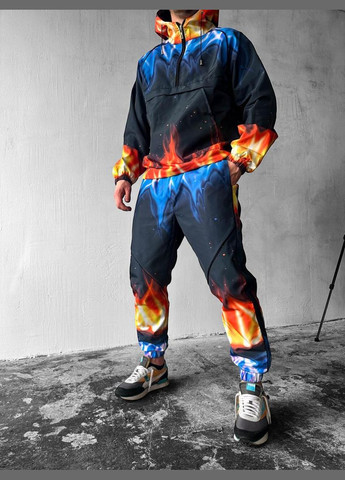 Костюм плащівка принт анорак штани капюшон No Brand (370963299)