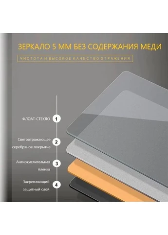 Дзеркало LED DE-M3031 80смх65см сенсорне включення + підігрів Dusel (374676319)