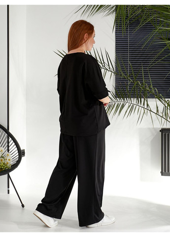 Женский костюм из трикотажа брюки палаццо 58-60, No Brand (360544661)