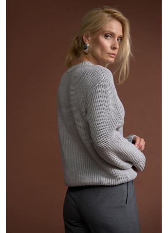 Серый джемпер 2867 стальной Triko Bakh