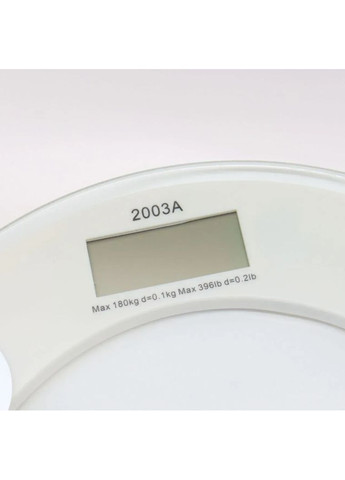 Весы напольные 2003А до 180 кг / Стеклянные электронные весы / Круглые весы No Brand (362672802)