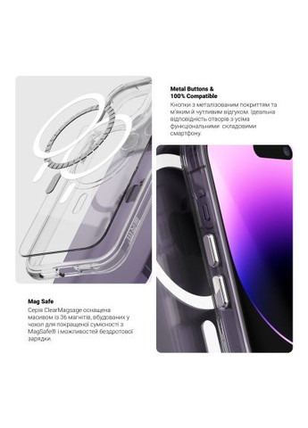 Чохол до мобільного телефона (ARM86251) ArmorStandart Clear MagCase Apple iPhone 17 Transparent (366153675)