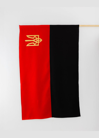 Флаг красно-черный 90х140 см No Brand (328287604)