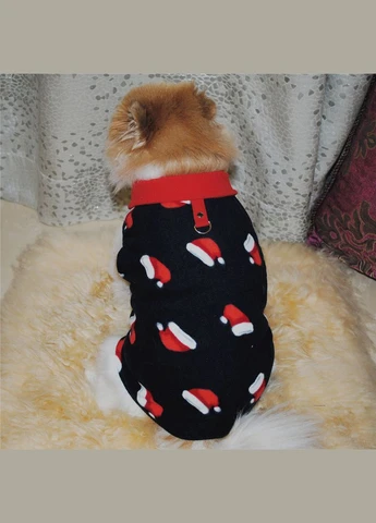 Жилетка для котов и кошек с кольцом Pet Style "Рисунок" Черная 2 XS No Brand - (323234845)