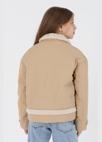 Бежева демісезонна куртка для дівчинки bm-910 152 см (2000990260482d) shop (2000990260482) No Brand