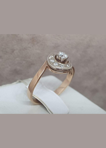 Золоте кільце з діамантами. 9В410162536/14 No Brand (314806414)