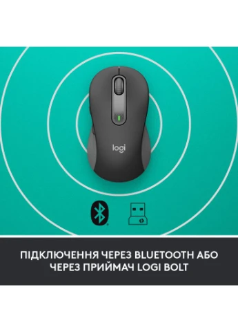 Мышь Signature M650 L Wireless для бизнеса Graphite (m501150) Logitech Signature M650 L Wireless Mouse for Business Graph (378601616)