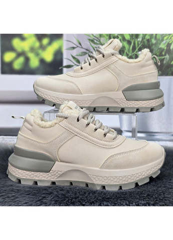 Зимние женские зимние кроссовки с искусственным мехом тедди Gipanis из искусственного нубука