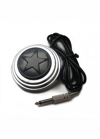Педаль для тату-машинки SUPER STAR SILVER No Brand (341325070)