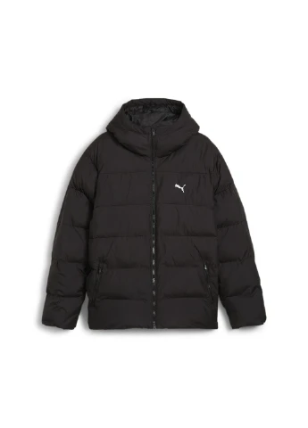 Черная демисезонная пуховик puffer jacket men Puma