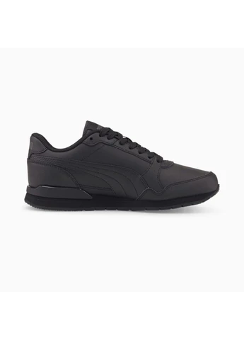 Кроссовки St Runner V3 L Jr Black 384904-01 Puma чёрные демисезоны (398006139)