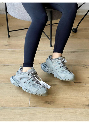 Кросівки жіночі Balenciaga Track 3.0 Gray Premium | Баленсіага Трек 3.0 сірі No Brand сірі демісезони (361308062)