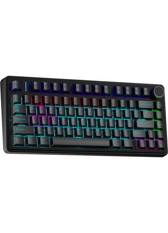 Клавиатура проводная F75 keycap KRGD Blue USB EN/UA Black (6948391202846) Aula (336549849)