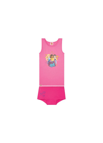 Розовый демисезонный майка + трусики лего для девочки lego 394527 Disney
