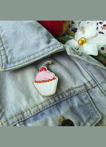 Значок из дерева "Аппетитный капкейк" Cozy-Up (291162357)