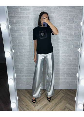 Женская футболка Модель 4660 Черный Україна - (340276712)