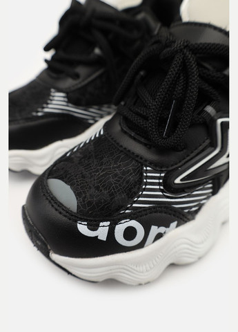 Черные демисезонные кроссовки для девочки, на плоской подошве цвет черный цб-00273844 Kimboo