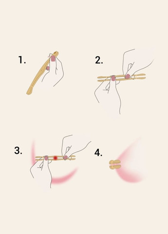 Зажимы многофункциональные UPKO Multi-functional, в наборе 2 пары No Brand (303892139)