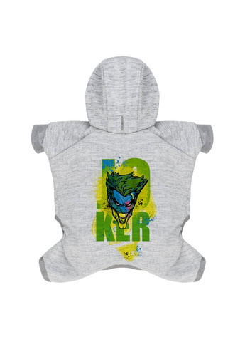 Комбинезон для собак Clothes, рисунок "Джокер", софтшелл, L50, B 65-72 см, С 42-48 см WAUDOG (324794194)