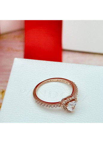 Кольцо Пандора "Блестящее прозрачное сердце" 188421C02 Kabluchka (355346716)
