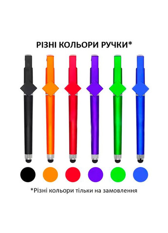 Ручка сувенирная VNGSM шариковая со стилусом и подставкой Blue No Brand (322899524)