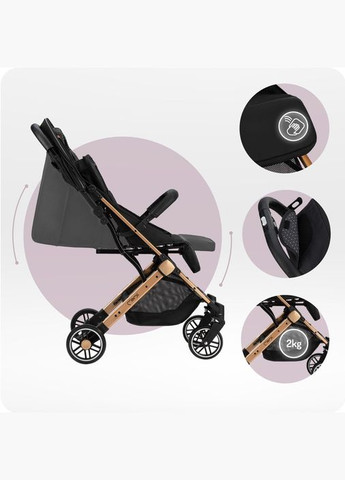 Прогулянковий візок Estelle чорний MoMi (338198686)