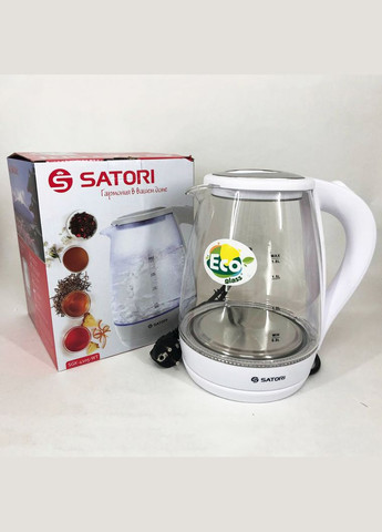 Електрочайник Satori SGK-4105-WT 1,8 л, стильний чайники з підсвічуванням China (291450043)