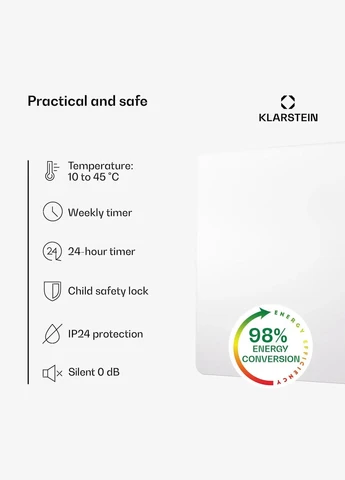 Инфракрасная панель конвектор Wonderbeam 450, Германия Klarstein (400404533)