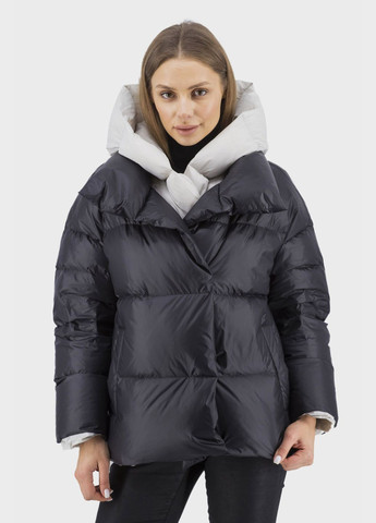 Чорний зимній Пуховик No Brand