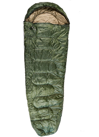 Спальный мешок XXL кокон левый olive 220/90-55 (+10/+5/-5 °С) Totem Hunter (309194558)