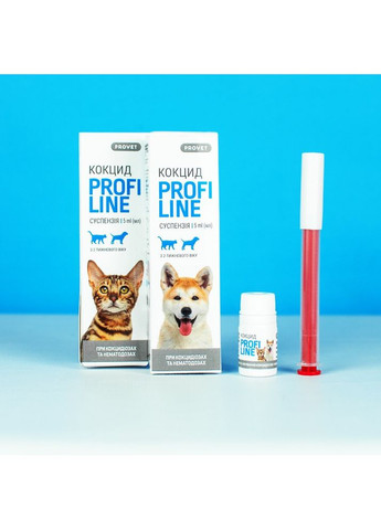 Суспензия Profiline Кокцид для кошек и собак, 5.0 мл (антигельминтик) ProVET (355253483)